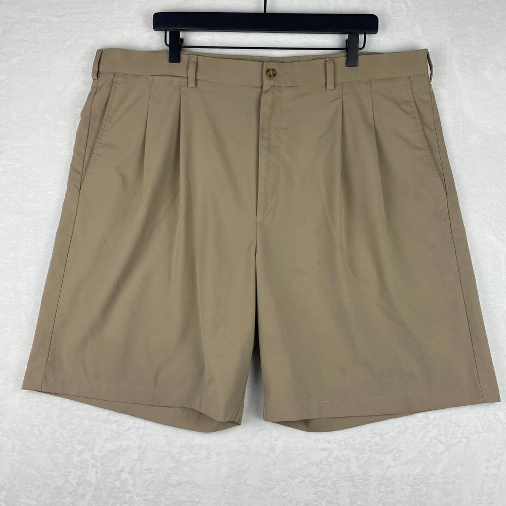 PGA Tour Golf Shorts Mens Size 42 Khaki Pockets Bermuda Lightweight Outdoors